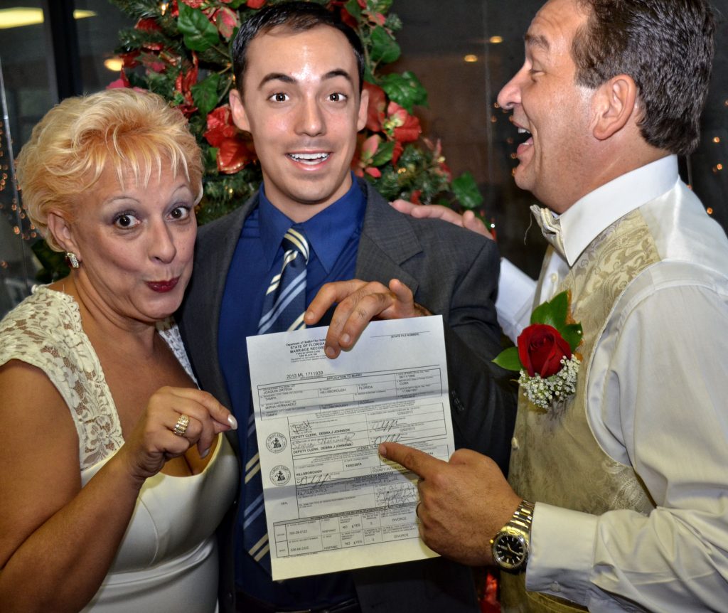 George Jr. makes your wedding officiate process fun!