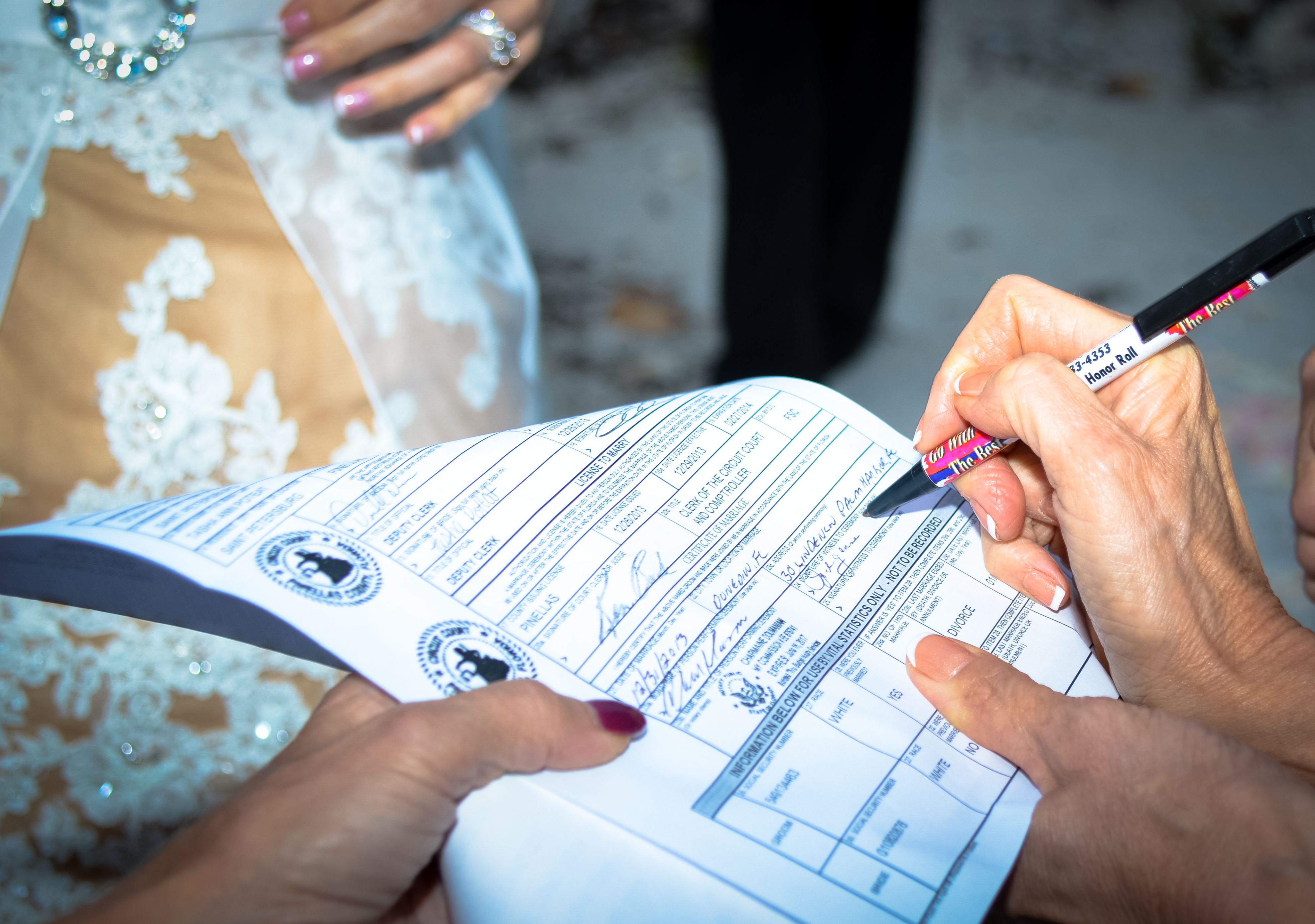 Florida Marriage License by Mail A Beautiful Wedding in Florida