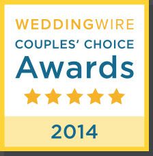 We Won Tampa & Tallahassee WeddingWire Couples Choice Awards 2014!