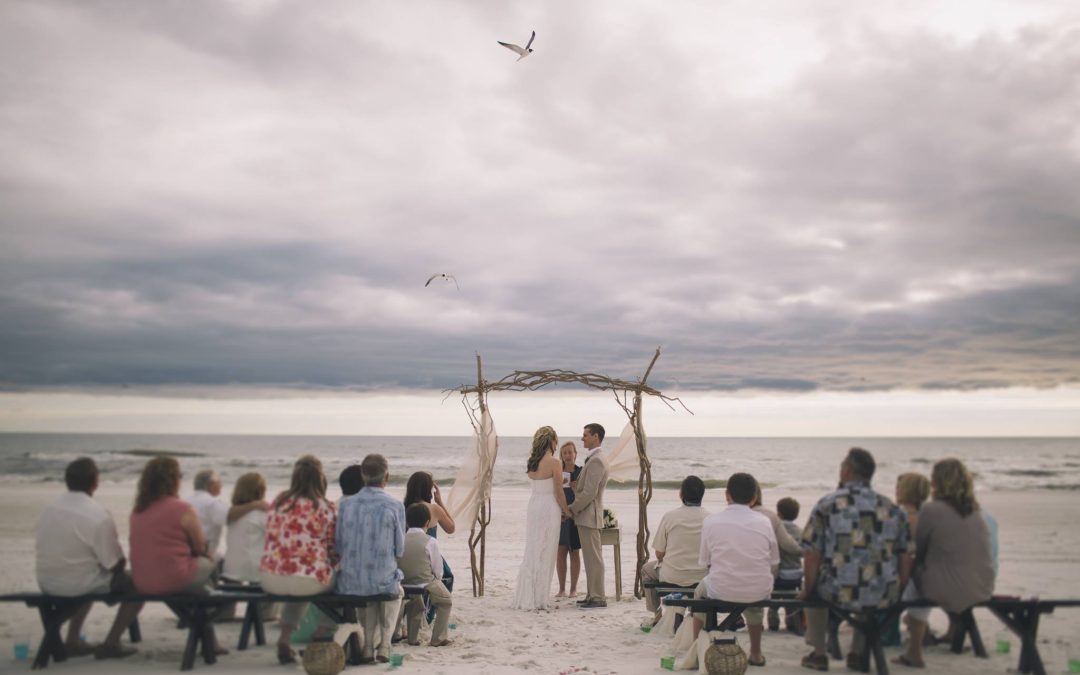 Tallahassee Wedding Officiate Performs Cape San Blas, FL Wedding