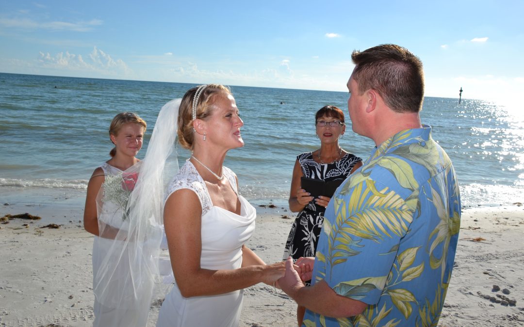 Impromptu Honeymoon Island Wedding