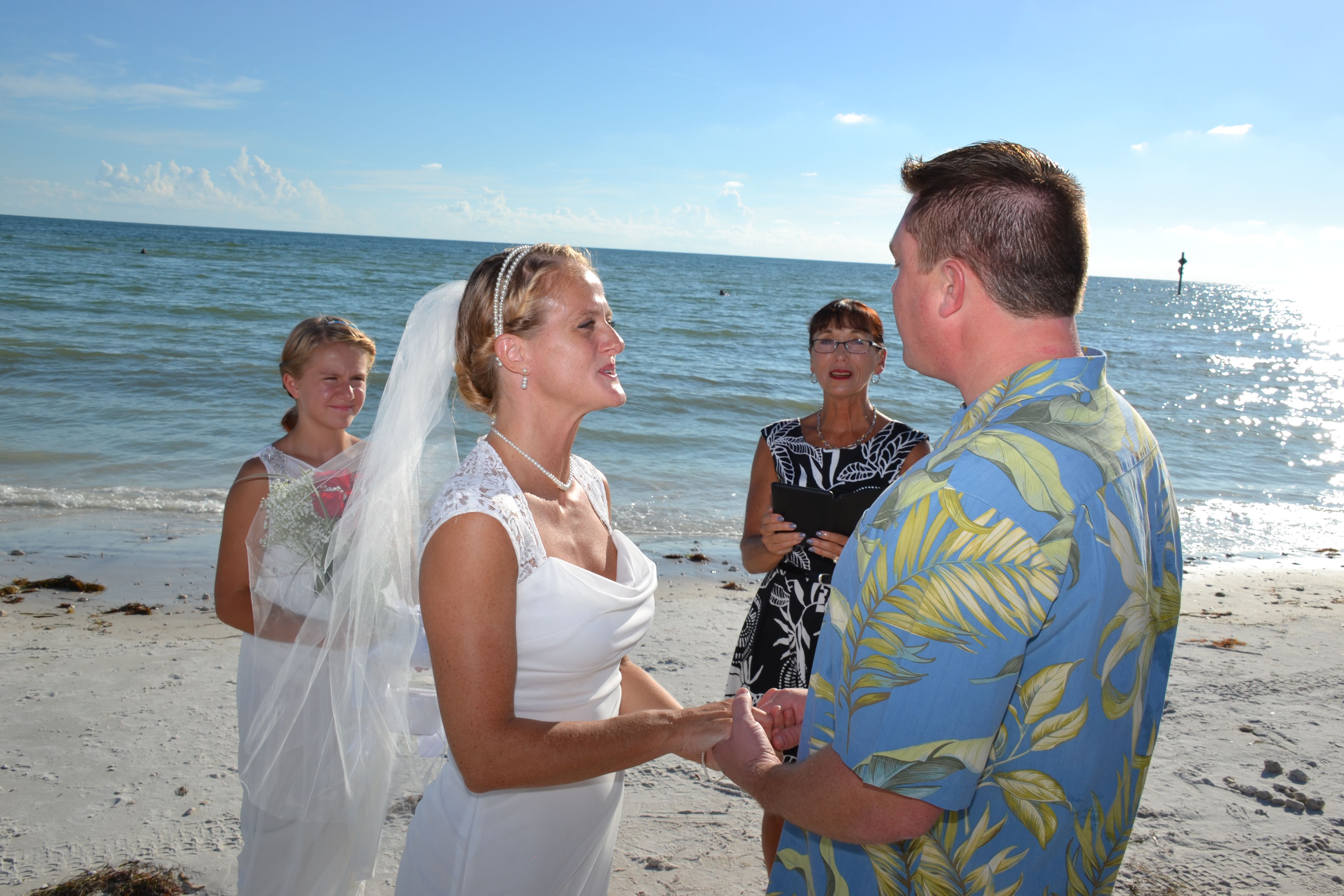 Impromptu Honeymoon Island Wedding