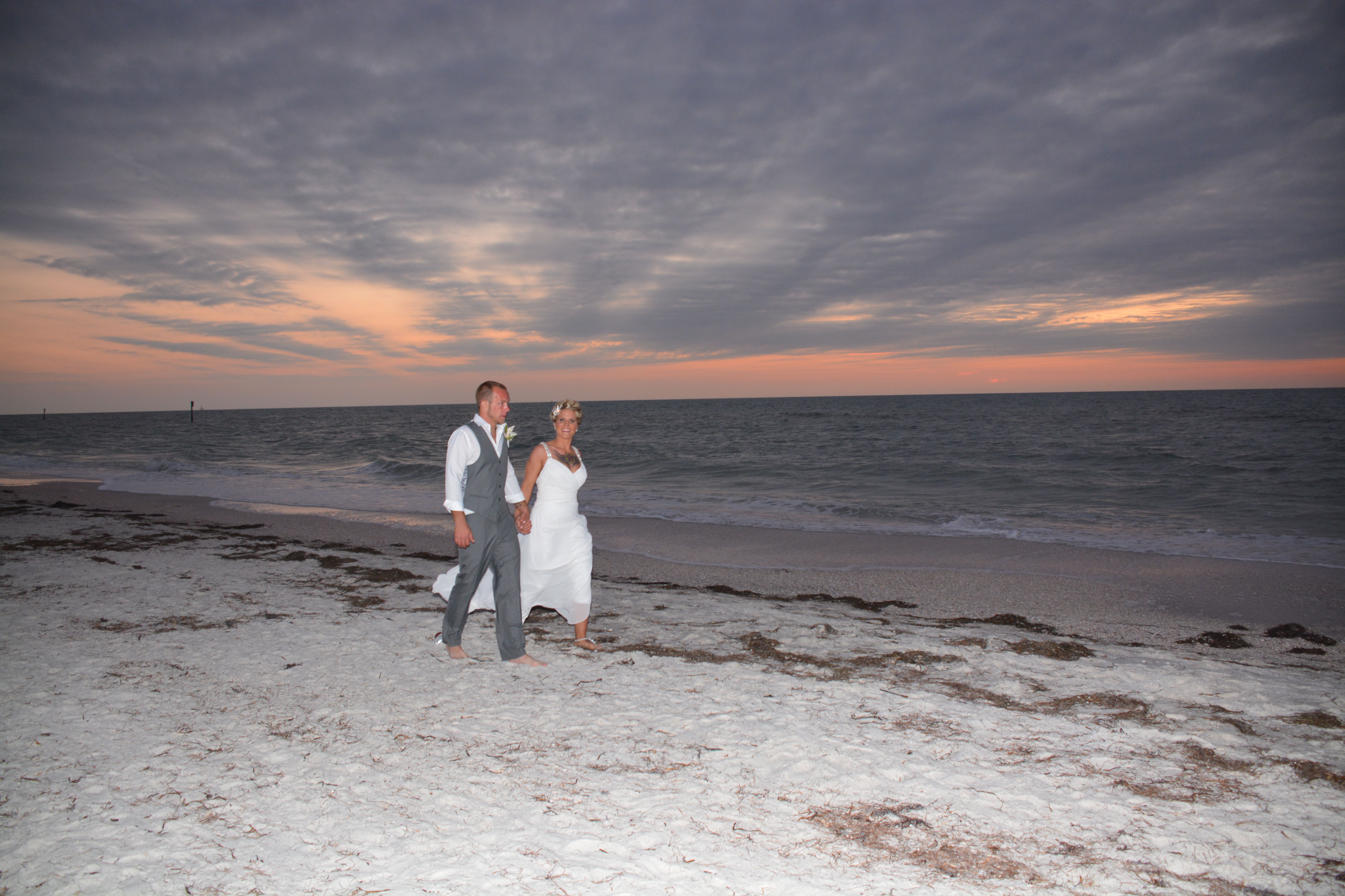 Chilly Clearwater Beach Wedding!!