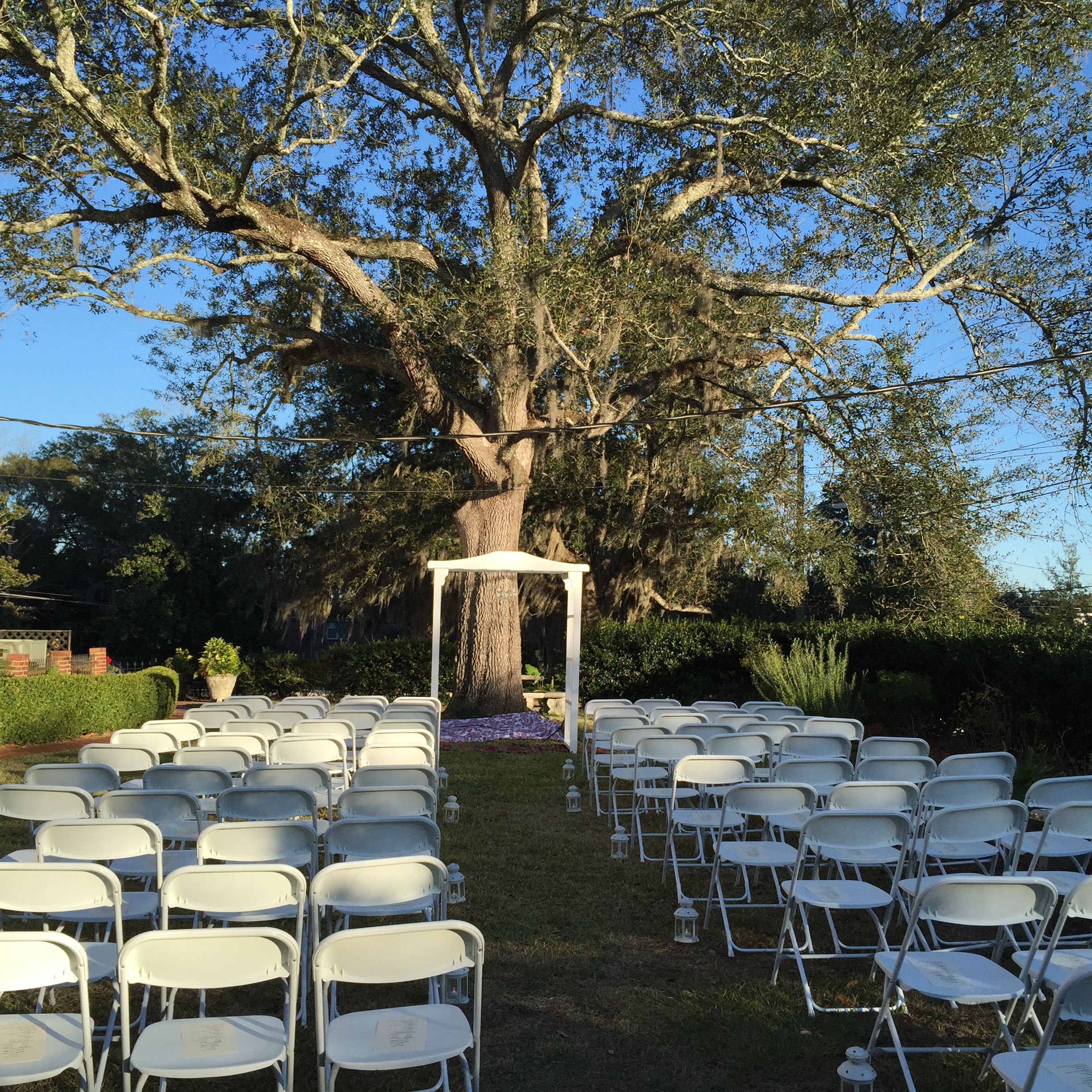 Wedding at the Tallahassee Garden Club