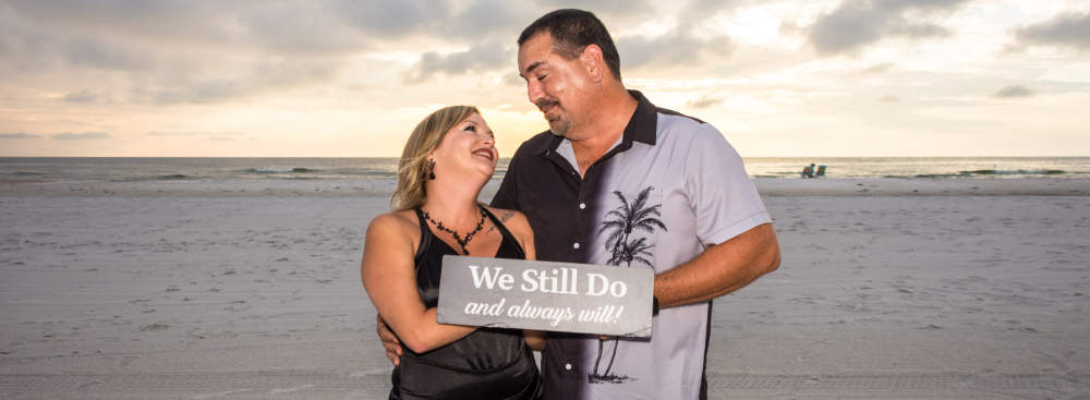 Vow renewal in Florida