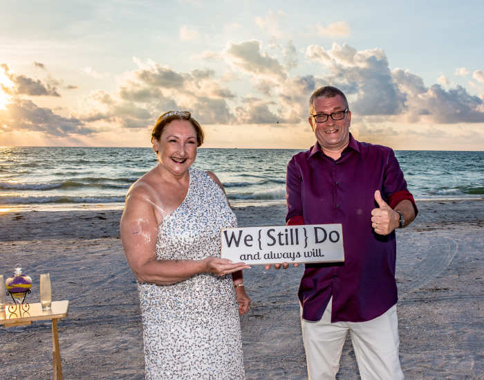 vow renewal by A Beautiful Wedding in Florida