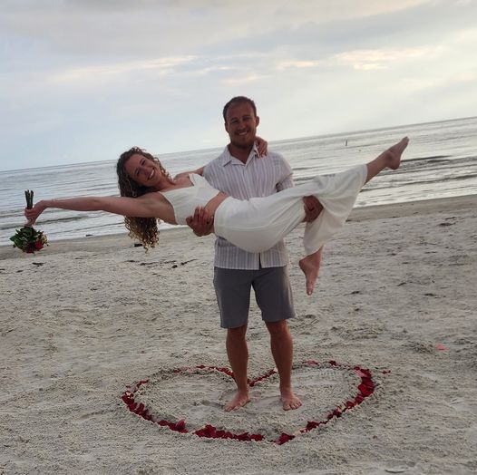 clearwater beach wedding by A Beautiful Wedding in Florida