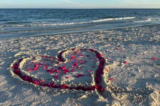 sand ceremony by A Beautiful Wedding in Florida